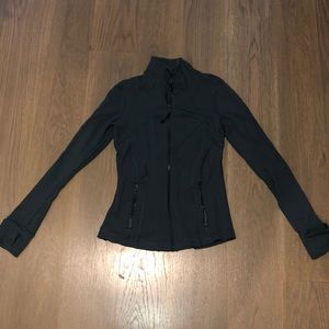 Dark green Lululemon workout jacket